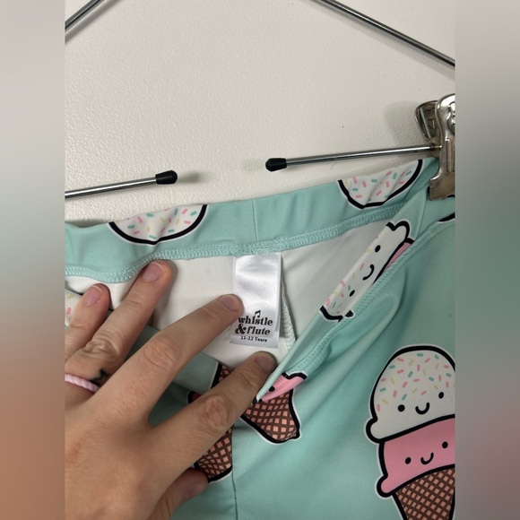 Whistle and Flute Kawaii Ice Cream Unisex Swim Top and Shorts Size 11-12Y - Picture 12 of 12